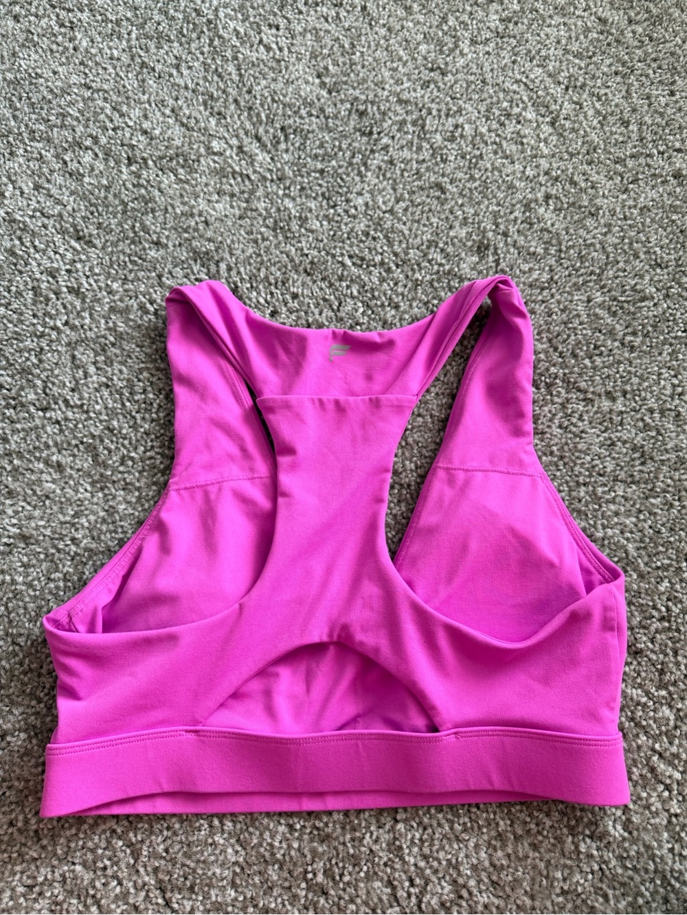 Fabletics Bright Pink Racerback Sports Bralette